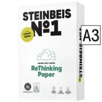 Papier recycl A3 Steinbeis Classic White - 500 feuilles au total, 80g/m