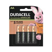 Duracell Piles rechargeables  Precharged  (4 pices - 2500 mAh)