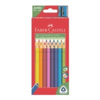 Faber-Castell Paquet de 20 crayons de couleur « Triangular Jumbo »