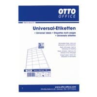OTTO Office Paquet de 2400 tiquettes autocollantes universelles - C6 avec marge