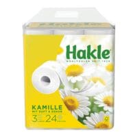 Hakle papier toilette camomille 3 paisseurs, blanc - 24 rouleaux (1 paquet de 24 rouleaux)