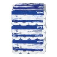 OTTO Office papier toilette Standard 3 épaisseurs, blanc - 72 rouleaux (9 paquets de 8 rouleaux)