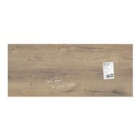 Sigel Tableau magntique en verre Artverum Natural Wood, 130 x 55 cm