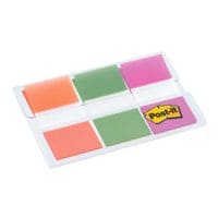 Post-it Index lot index repositionnables Index Etui 43,2 x 25,4 mm, plastique