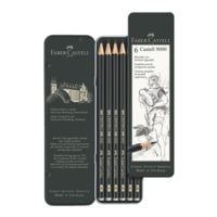 6x Lot crayon  papier Faber-Castell CASTELL 9000, sans gomme