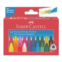 Faber-Castell tui en carton de 24 craies de cire
