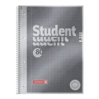 Brunnen cahier  spirale Student Premium A4  carreaux, 80 feuille(s)