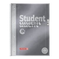 Brunnen cahier  spirale Student Premium A4  carreaux, 80 feuille(s)