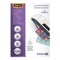 Fellowes 25 pice(s) Pochettes de plastification ImageLast A5 80  brillant