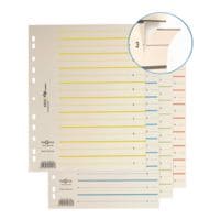 Pagna Intercalaires  easy rip  210 g/m couleurs assorties - 10 pices