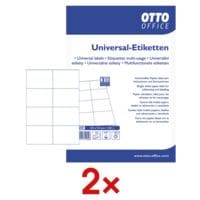 OTTO Office 2x paquet de 800 étiquettes universelles