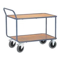 ROLLCART Table roulante avec 2 tages 120 x 80 cm