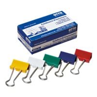 OTTO Office Pinces double clip 25 mm, couleurs assorties