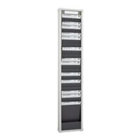 EICHNER Tableau de tri modulaire pour documents A4 26 x 135 cm (1x25 casiers)
