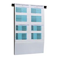EICHNER Tableau planning pour A4 / A5 (50 x 79,5 cm) 29 compartiments