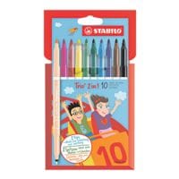 STABILO Paquet de 10 crayons doubles  Trio® 2in1 
