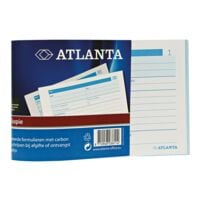 Atlanta Carnet  souches A6 avec carbone 1-100 A6 lign - 200 feuilles