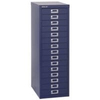 Bisley armoire  tiroirs A4, 1 range, 15 tiroirs