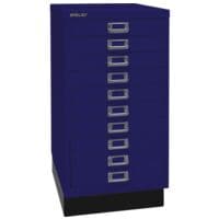 Bisley armoire  tiroirs A3, 1 range, 10 tiroirs