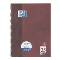 Oxford cahier  spirale cole rglure 25 A4+ lign, 80 feuille(s)