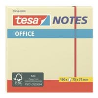 tesa Office Notes 7,5 x 7,5 cm, 100 feuilles au total, jaune