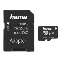 Hama Carte mmoire microSDXC avec adaptateur  Class 10 UHS-I 64 GB 