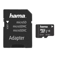 Hama Carte mmoire microSDXC avec adaptateur  Class 10 UHS-I 128 GB 