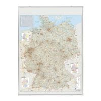 Franken Carte routire de l'Allemagne  KAM300 
