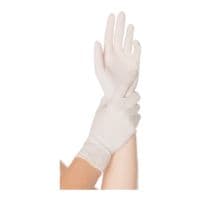 200 Franz Mensch gants jetables Safe Fit nitrile, Taille S blanc