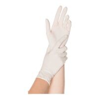 100 Franz Mensch gants jetables Skin Latex, Taille S blanc