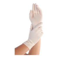 100 Franz Mensch gants jetables Safe Premium nitrile, Taille L blanc