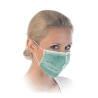 Franz Mensch 50 masques respiratoires chirurgicaux  Hygostar  , triple paisseur, vert
