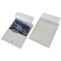 EICHNER 10 pochettes  soufflet tirables autocollantes A4 avec fermeture  rabat