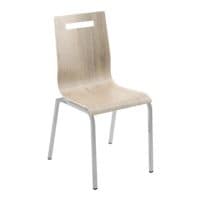 mayer Sitzmbel Chaise empilable  My Life  pieds en argent perl