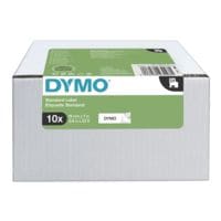 10x Dymo S0720830 ruban pour titreuse (paquet avantageux) 19 mm x 7 m pour titreuse Dymo D1