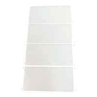 MANORGA Panneau arrire en tle d'acier  Epsilon  125 x 100 cm