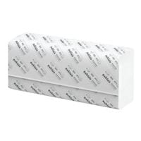 Essuie-mains en papier Satino prestige 2 paisseurs, blanc, 24 cm x 32 cm de Cellulose avec pliage en I - 3000 feuilles au total