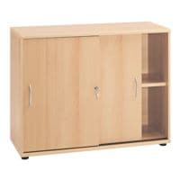 Möbelpartner Armoire à portes coulissantes « Smileline V » 100 cm large 2 NC