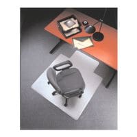 plaque protge-sol pour moquettes, polycarbonate, rectangulaire avec lvre (L) 116 x 134 cm, OTTO Office Standard