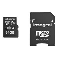 Integral Memory Carte mmoire microSDHC 64 GB
