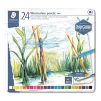 STAEDTLER Paquet de 24 crayons aquarellables  Design Journey 