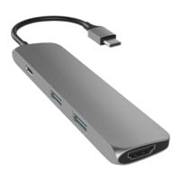 Satechi Hub Passthrough USB-C / HDMI gris sidral
