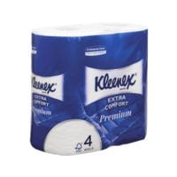 Kleenex papier toilette 4 paisseurs, blanc - 4 rouleaux (1 paquet de 4 rouleaux)