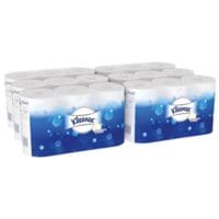 Kleenex papier toilette 2 paisseurs, blanc - 6 rouleaux (1 paquet de 6 rouleaux)