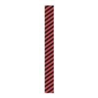 Marquage pour sol  Hachure  rayures, extrieur 150 x 10 cm noir / rouge
