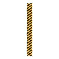 Marquage pour sol  Hachure  rayures, extrieur 150 x 10 cm noir / jaune