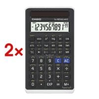 CASIO 2x calculatrices scolaires � FX-82 Solar II �