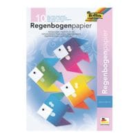 folia Papier arc-en-ciel, 10 feuilles