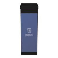Paperflow Poubelle noire 60 l - pour le papier