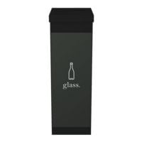 Paperflow Poubelle noire 60 l - pour le verre